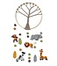 BeYoona Felt dreamcatcher African wild animals - H 72 x D31 cm
