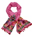 GlobalAffairs Childrens' scarf viscose with flowers
