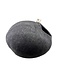Felt Catcave dark grey with white mouse - D45xH30cm