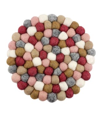 BeYoona Felt round coaster New Spring 20 cm