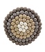Felt round coaster Iso Taupe 20 cm