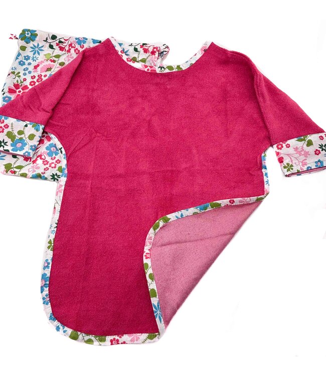 Schort badstof fuchsia