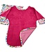 Apron fuchsia terry cloth