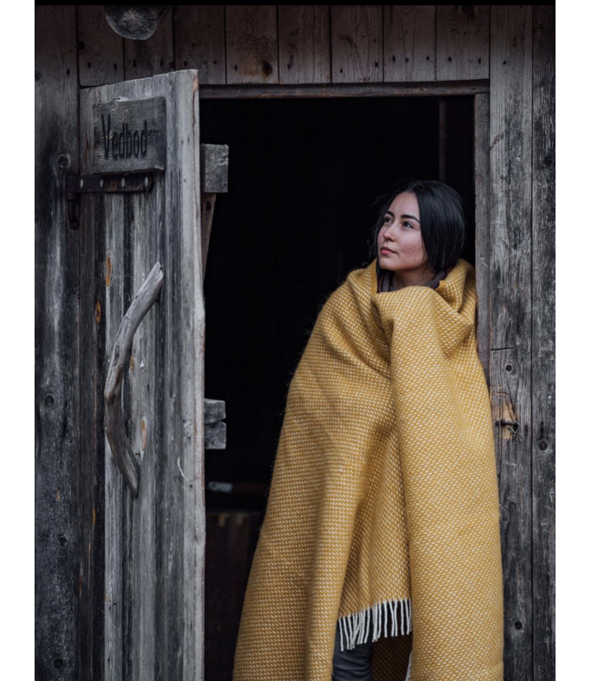 Plaid eco wool Preppy - 200x130 cm