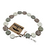 Necklace Kazuri Pitapat | Pure - grey - beige - white