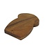 Wooden cutting board mushroom 13x20cm