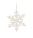 Kersthanger vilt witte sneeuwvlok 16cm