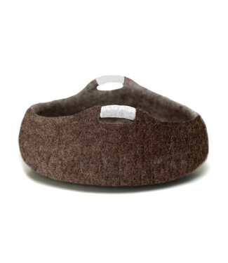 BeYoona Felt cat basket - lecture basket -D40xH15cm -brown