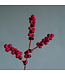 Felt branch - red berries - length 50 cm