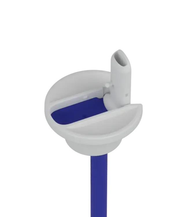 Dopper Flip Straw - wit - zwart