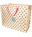 Big storage bag recycled plastic 55cm French Rose
