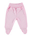 Limo basics Broek met voet biologisch katoen roze 56 -62