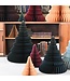 Papieren kerstboom 20 cm - beige