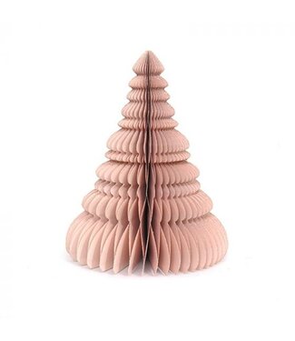 Only Natural Papieren kerstboom 20 cm - beige