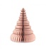 Paper christmas tree 20 cm - beige