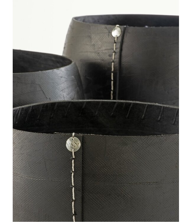 Rubber recycled baskets round - in 3 sizes