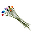 Olino Zijden bloemen multicolour 32 cm- set van 12 stuks