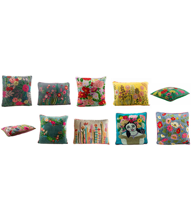 Pillow World ecru recycled canvas 70x70 cm