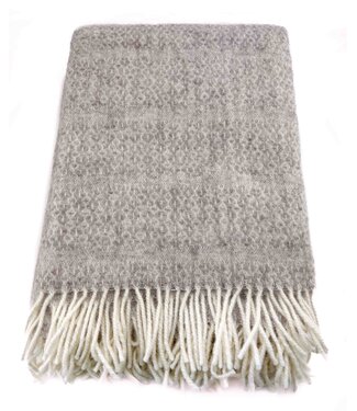 Klippan Plaid wol Porto beige - ecru 200x130 cm