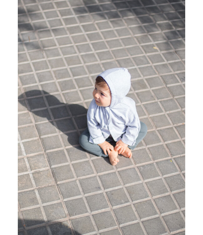 Baby jacket organic sweatshirt pink 74-80