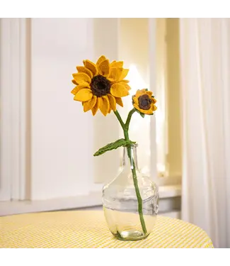 SjaalmetVerhaal Felt Sunflower - length 50 cm