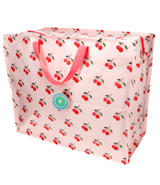 Rex London Big storage bag recycled plastic 55cm Cherries