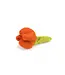 Vilten tulp corsage - 9 cm - multicolour assortiment