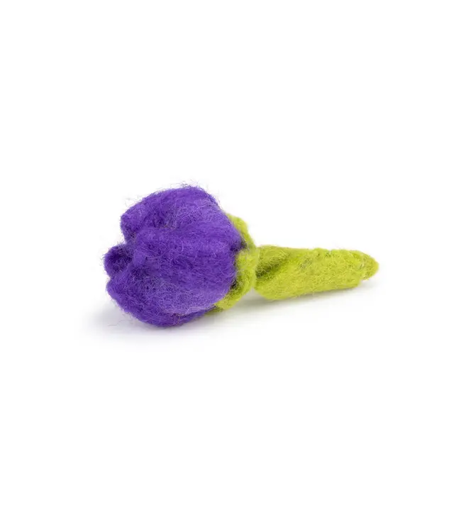 Vilten tulp corsage - 9 cm - multicolour assortiment