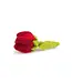 Vilten tulp corsage - 9 cm - multicolour assortiment