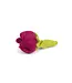 Felt tulip - broche - 9 cm - multicolour assorti
