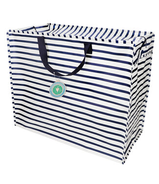 Rex London Grote opbergtas XL Nautische strepen-  gerecycled plastic 55cm