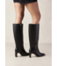 Isobel Black Leather Boots
