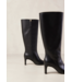 Isobel Black Leather Boots