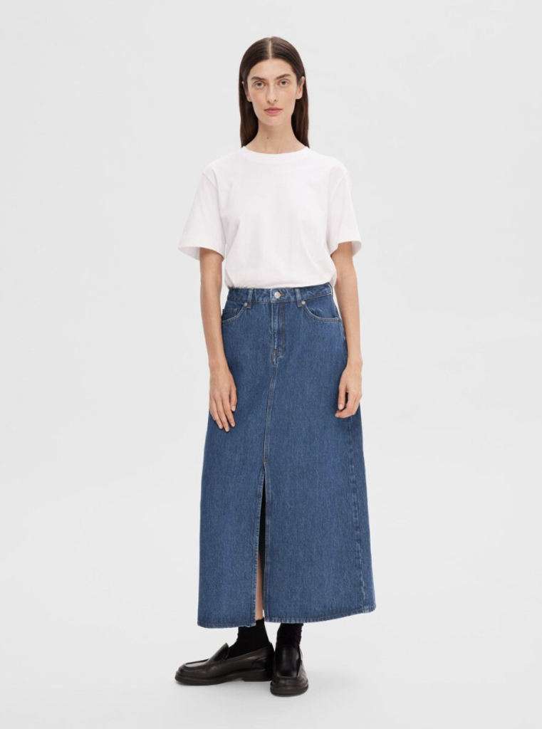 Esther Blue Denim Skirt