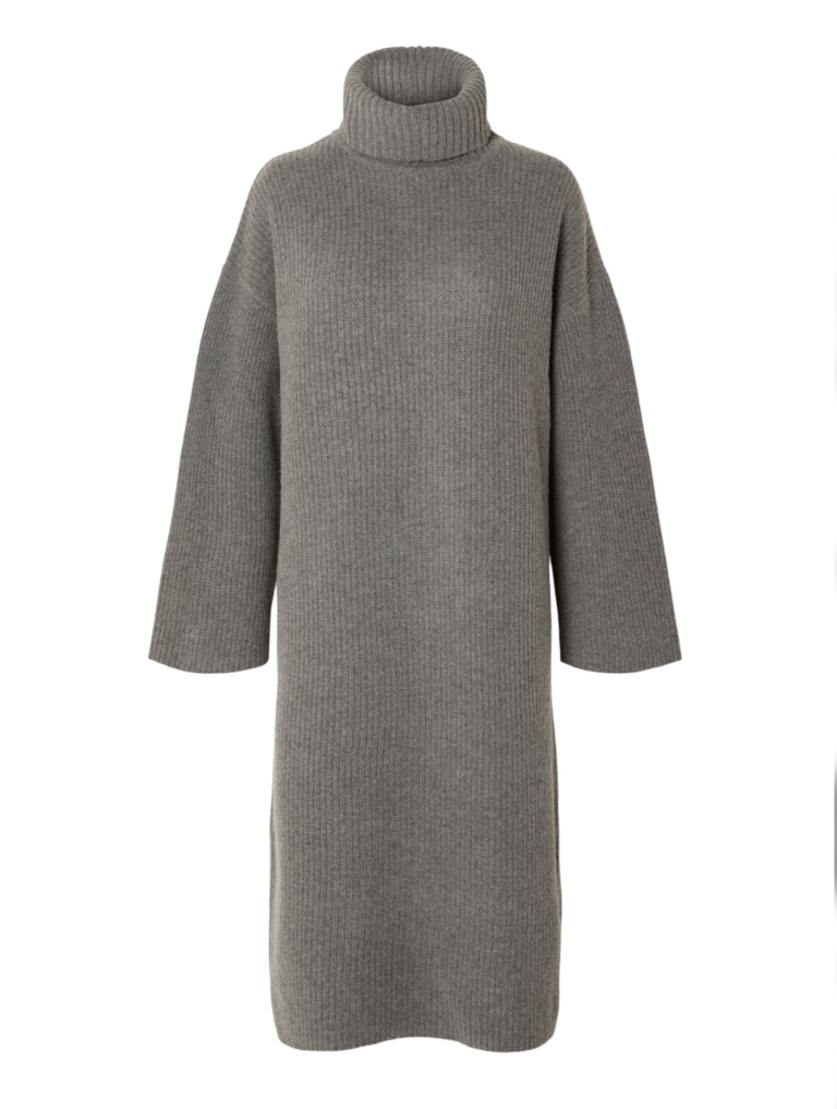 Elina Knit Roll Neck Dress