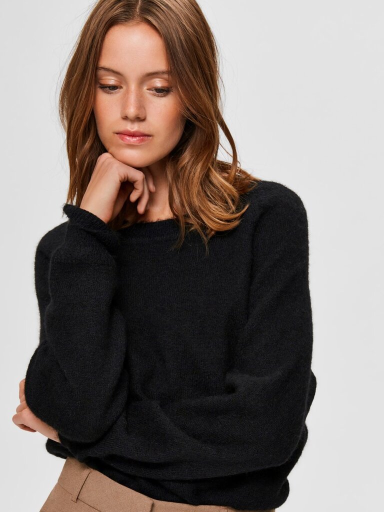 Lulu Knit O-neck Black