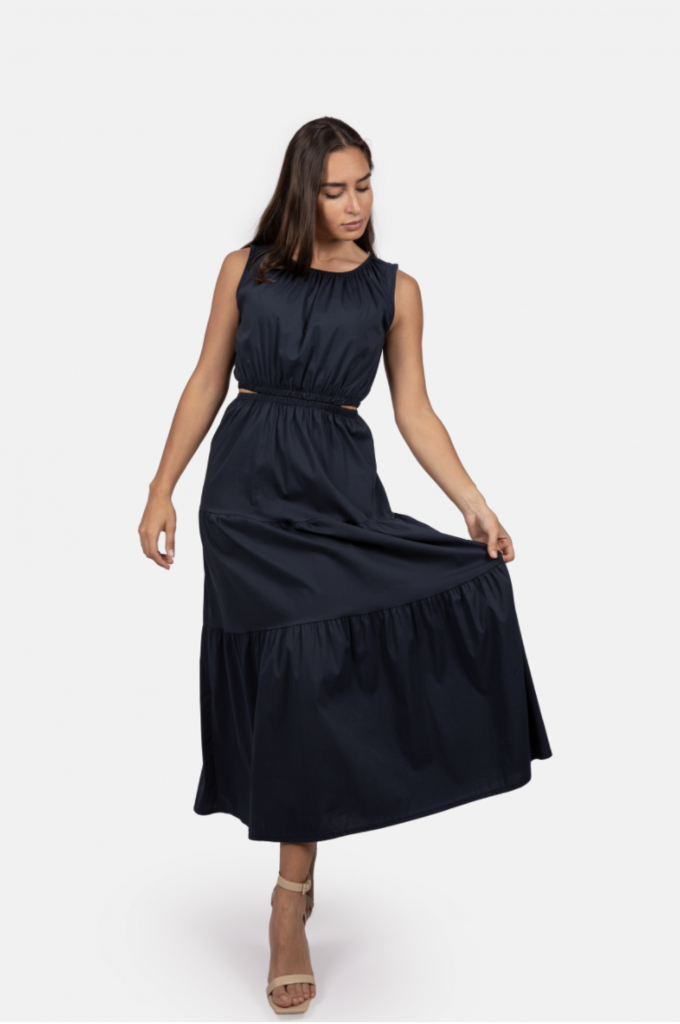 Ivy Dress Navy