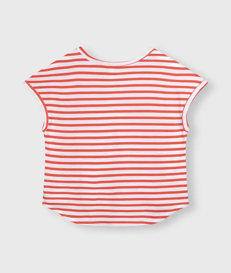 Tee Stripes White Pop