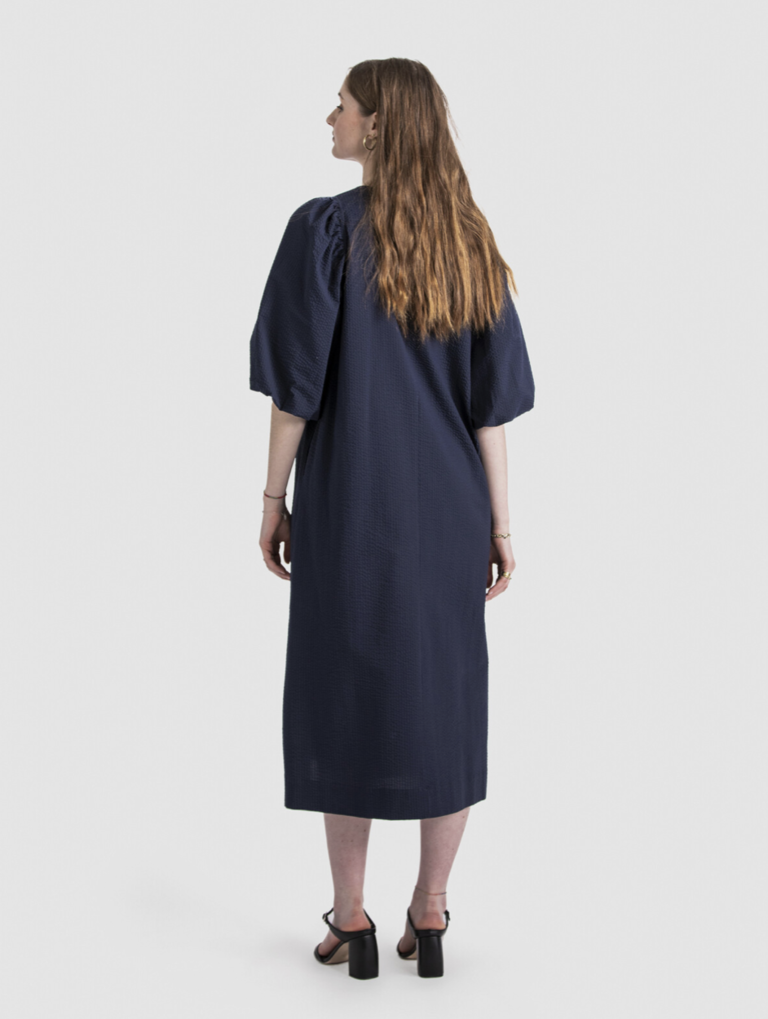 Paulie Long Dress Midnight Blue