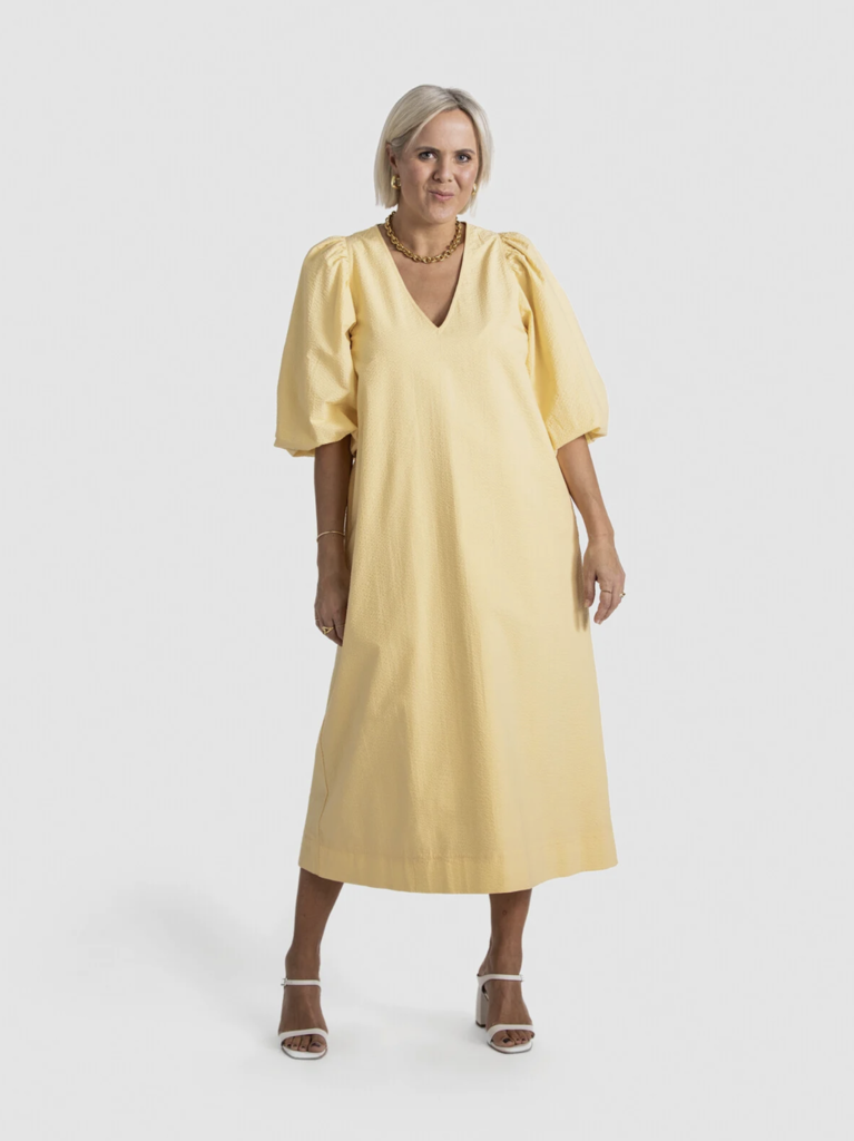 Paulie Long Dress Butter