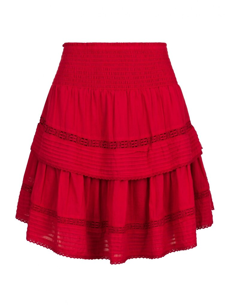 Kenia Voile Skirt Red