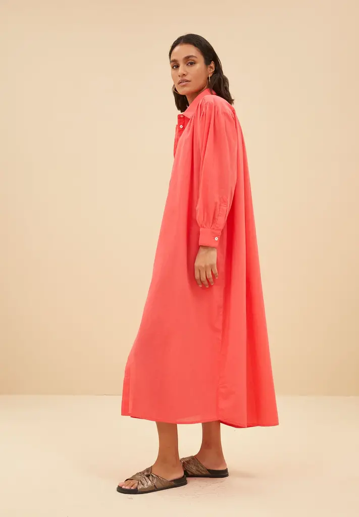 Shirt Dress Poppy Red