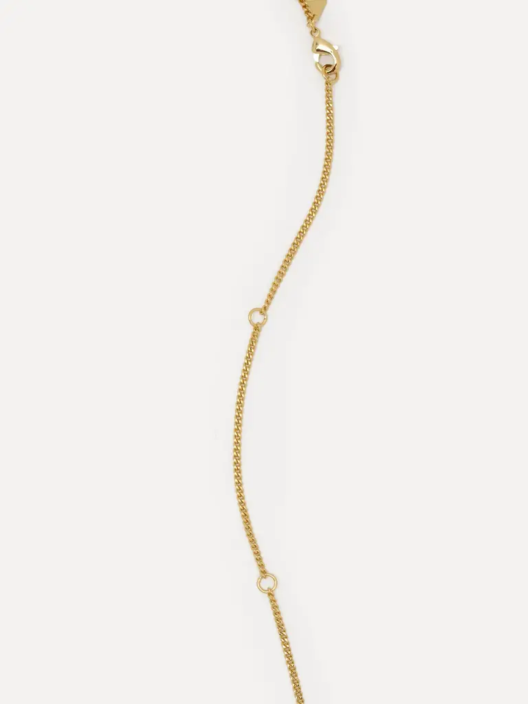 Les Soeurs Charm Necklace Gold