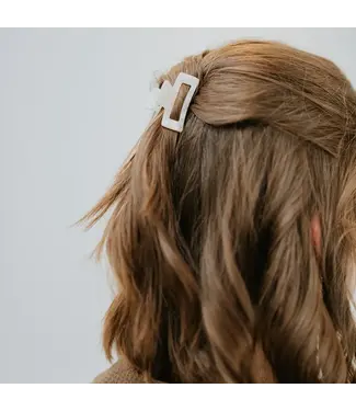 Bo Clip Mini Marmer Wit