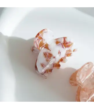 Zoe Clip Mini Brown Pink