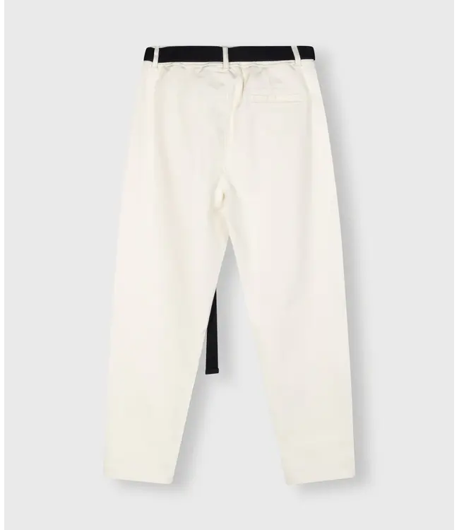 Belted Pants Jog Denim Light Natural