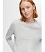 Essential Boxy LS T-shirt Light Grey Melange