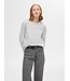 Essential Boxy LS T-shirt Light Grey Melange