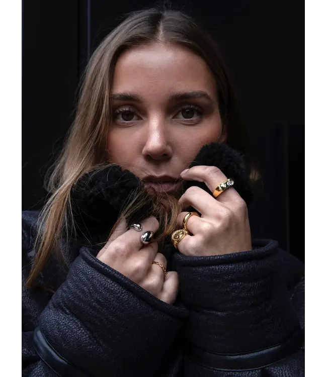 Les Soeurs Claire Hug Ring Silver