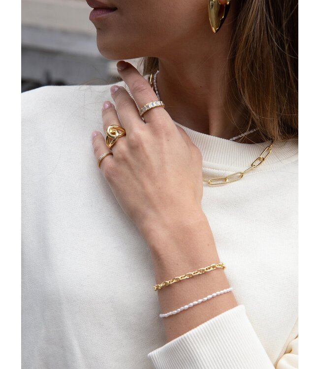 Les Soeurs Mara Link Chain Bracelet Gold